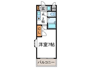 ハイツコンフォートＡ棟の物件間取画像